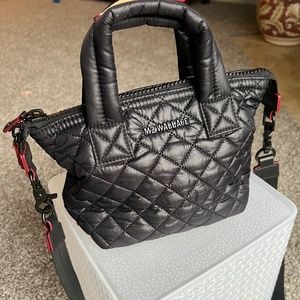 MZ Wallace Black Micro Sutton Tote